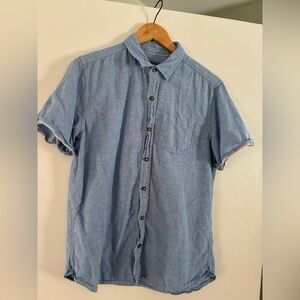Fat Face Light Blue Casual Button Down Shirt